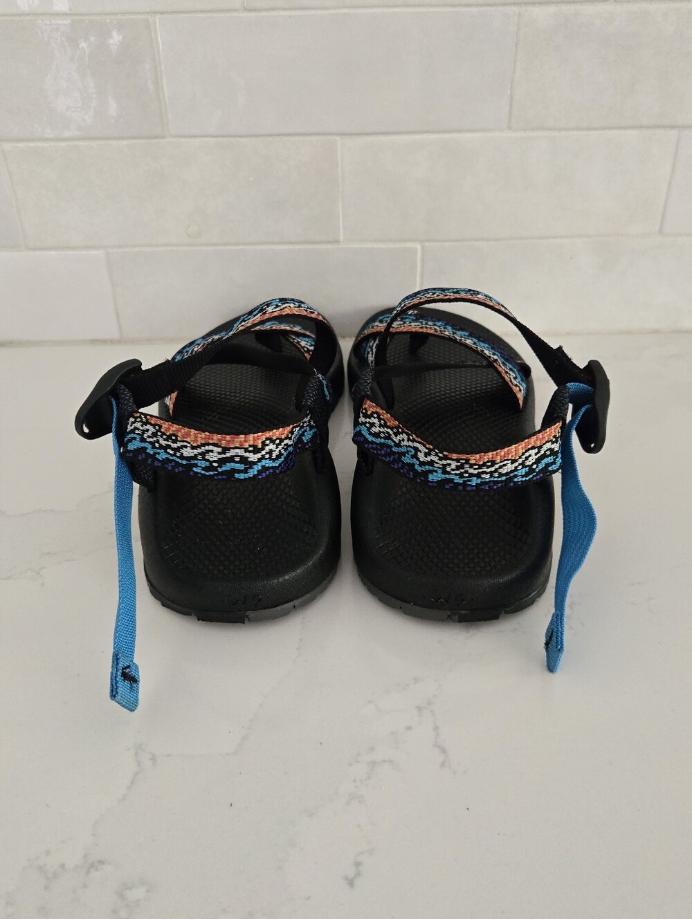 Chaco Z/2 Rapid Pro Toe-Loop Adjustable Outdoor Sandal Eddy Aqua Black  Womens 9 - Picture 3 of 7